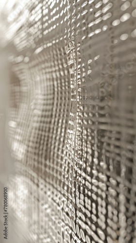 Close Up of Window With Pattern