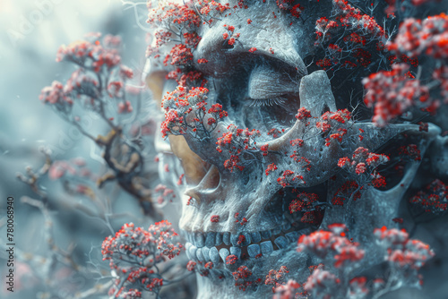 A visual metaphor representing the invisible nature of certain diseases, such as autoimmune disorders or mental illnesses. Concept of hidden ailments and social stigma. Generative Ai.