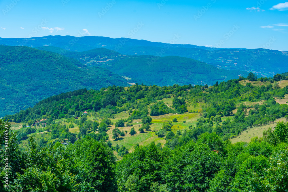 Zlatibor countryside in Serbia during a summer day Zlatibor countryside in Serbia during a summer day