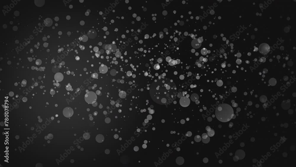 Glittering gray slow particles, abstract CGI animation background, 4k Glittering gray slow particles, abstract CGI animation background, 4k