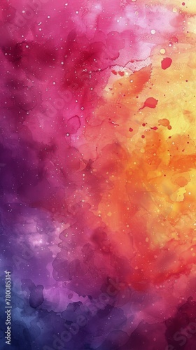 Colorful Space Filled With Stars