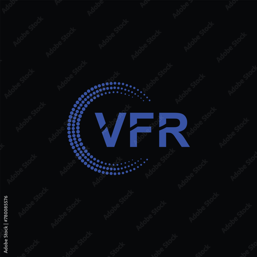 VFR Letter Initial Logo Design Template Vector Illustration VFR Letter Initial Logo Design Template Vector Illustration