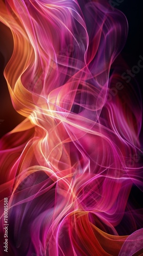 Red and Pink Background With Lines
