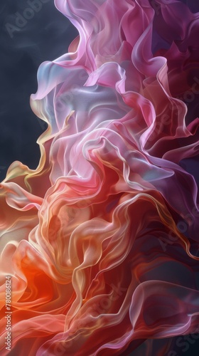 Red and Pink Background With Lines