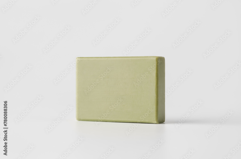 Natural olive oil soap bar mockup. Natural olive oil soap bar mockup.
