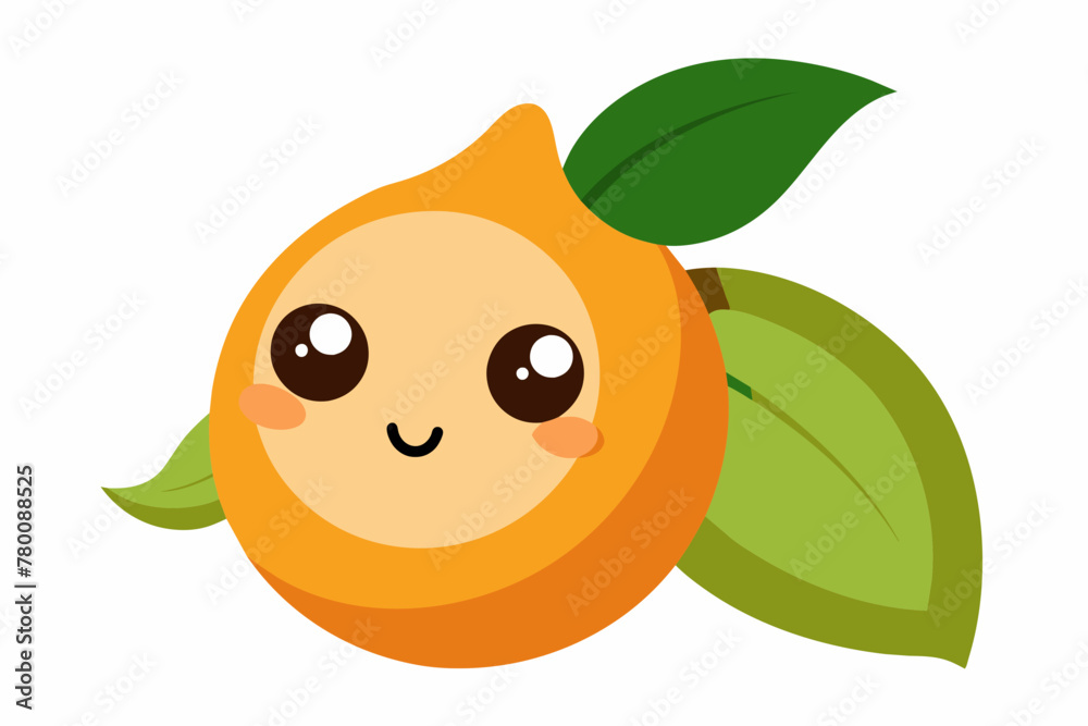 ackee fruit vector illustration