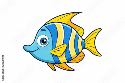 angelfish vector illustration
