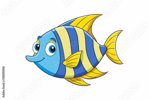 angelfish vector illustration