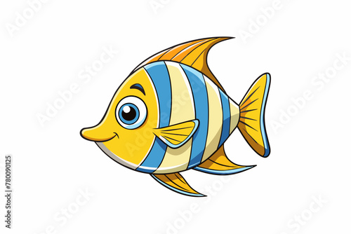 angelfish vector illustration