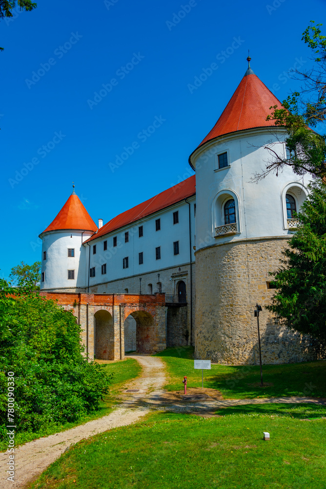 Sunny day at Mokrice castle in Slovenia