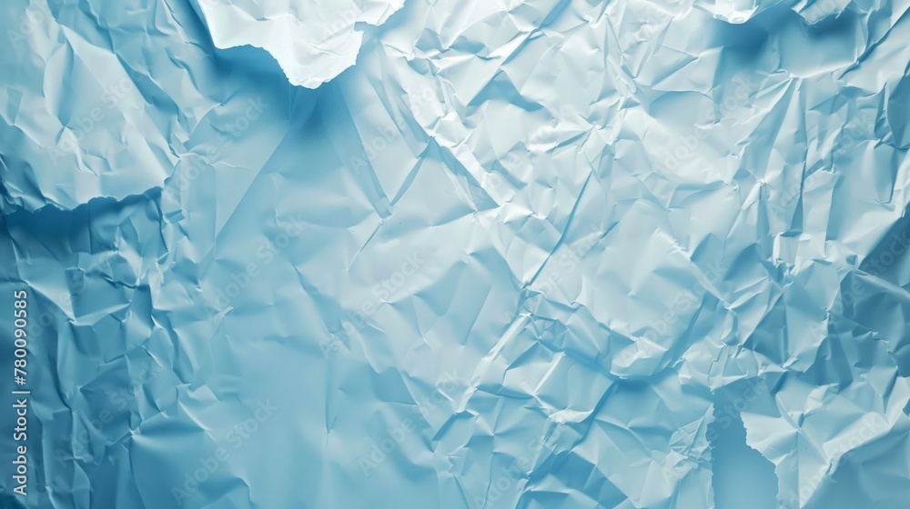 Fototapeta premium White paper on light sky blue generative ai