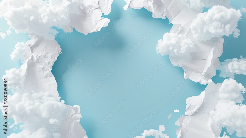 White paper on light sky blue generative ai White paper on light sky blue generative ai