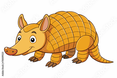 armadillo vector illustration