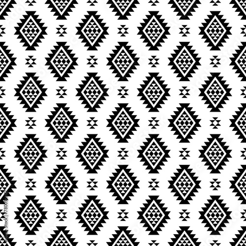Geometric Ethnic pattern,
Native American tribal fabric.