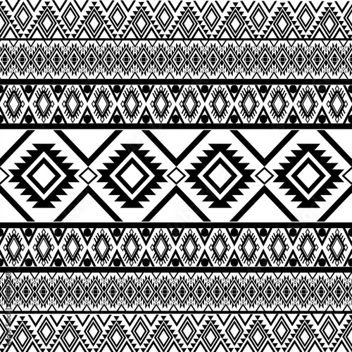 Native American fabric patterns. Geometric fabric pattern.