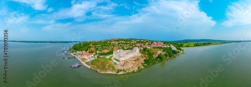 Ram fortress overlooking Danube at the border with Romania photo
