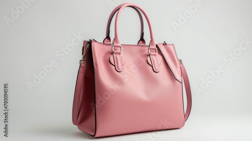 Pink Purse on Pink Wall