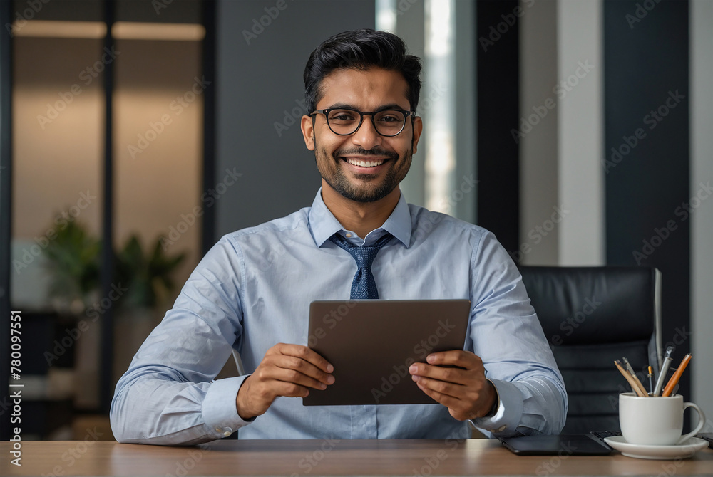 businessman working on tablet computer businessman working on tablet computer