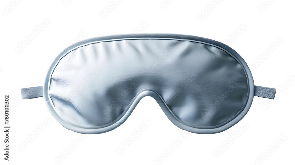 sleeping mask isolated on transparent background With clipping path. cut out. 3d render