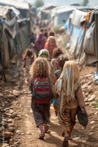 Strategies for integrating displaced populations to promote stability and peace.