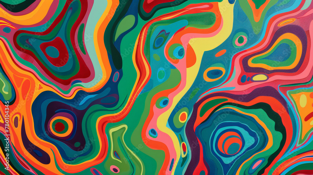 Psychedelic Oil Dance: Abstract Color burst. Generative AI Psychedelic Oil Dance: Abstract Color burst. Generative AI