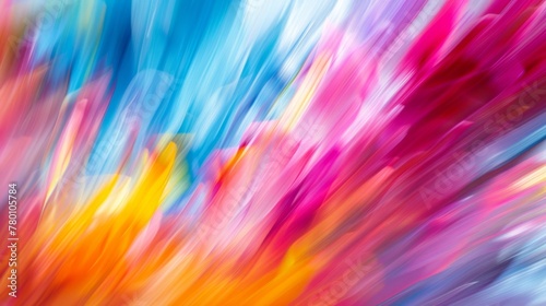 vibrant colors motion blur generative ai