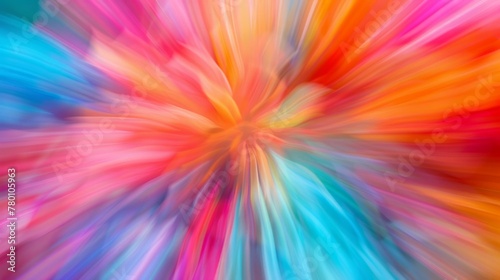 vibrant colors motion blur generative ai