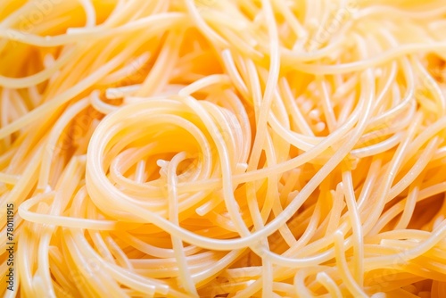 Spaghetti background, Food, Pasta Pattern. Directly above view of freshly coocked pasta. photo