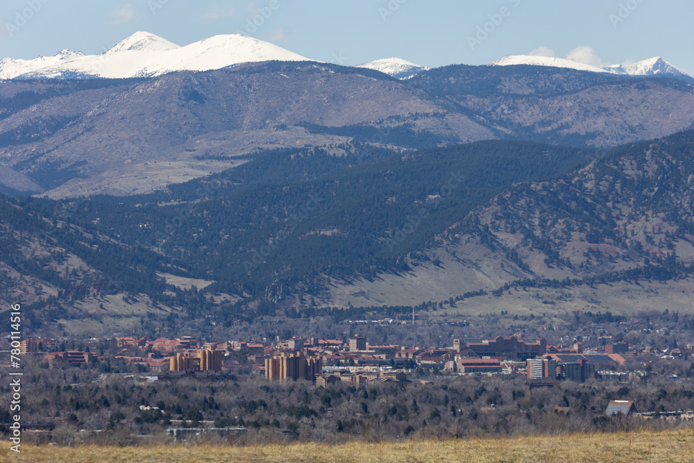 Colorado Buffaloes Campus, University in Boulder, Mountain Town in Colorado