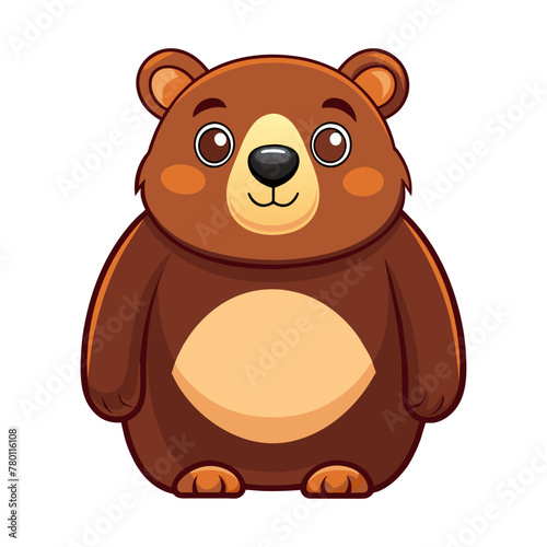 Cute Teddy Bear. illustrator vector 