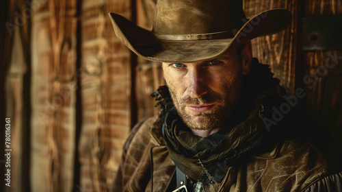 cowboy close up shot