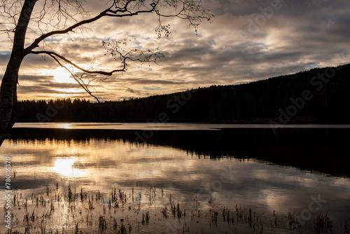 Lake Sognsvann, Oslo, Norway photo