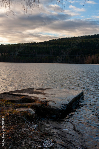 Lake Sognsvann, Oslo, Norway photo