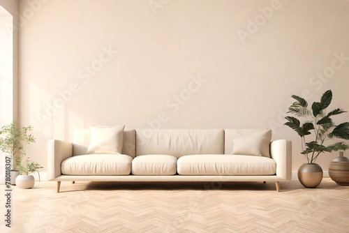 modern living room with sofa © Aqib