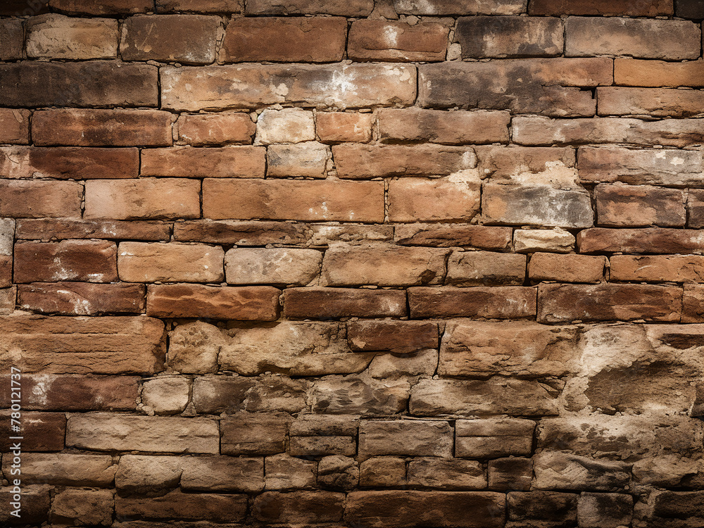 Sandstone wall provides a rustic background, reminiscent of old brick walls Sandstone wall provides a rustic background, reminiscent of old brick walls
