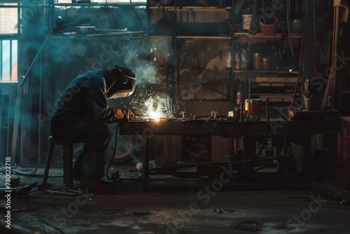 welding at workshop