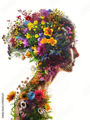 Woman flower 
