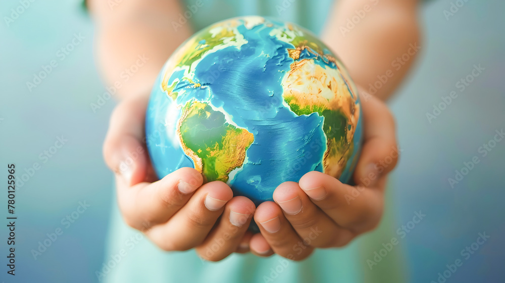 Childs Hands Holding the Earth Learning Through Geography Childs Hands Holding the Earth Learning Through Geography