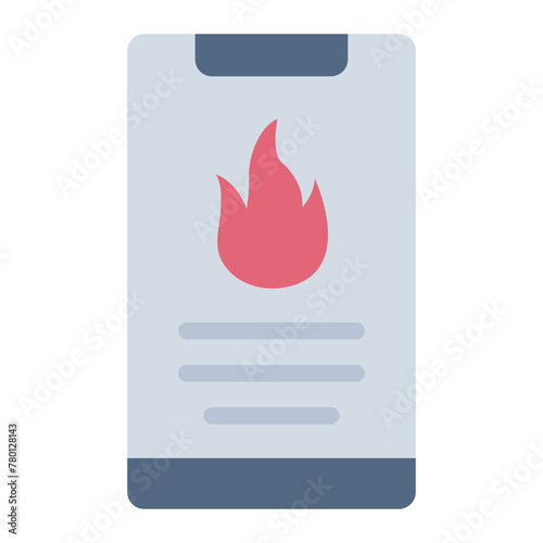 Emergency Call of fire icon