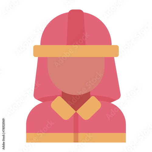Firefighter profession avatar icon