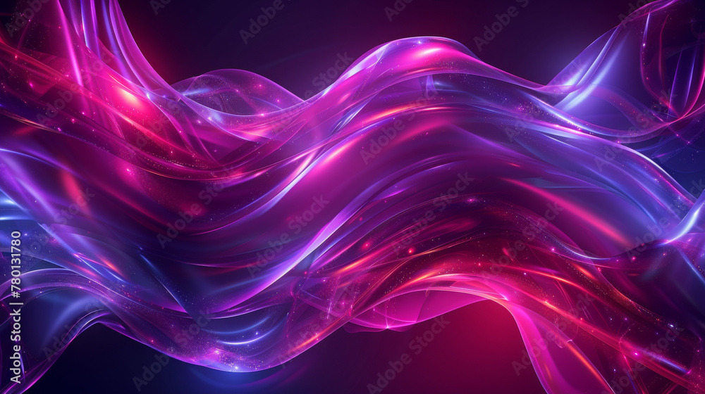 Naklejka premium 3d glow background abstract