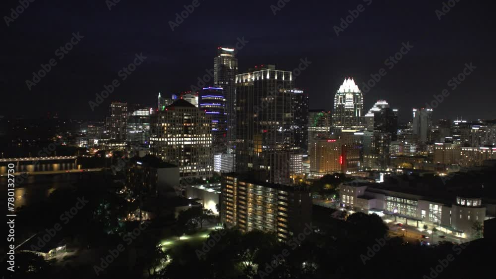 Austin, Texas Skyline form Lady Bird Lake 3/21/2017

