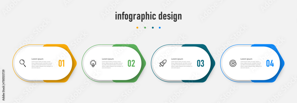 Creative template infographic design template. timeline with 4 steps, options. can be used for workflow diagram, info chart, web design. vector illustration. Creative template infographic design template. timeline with 4 steps, options. can be used for workflow diagram, info chart, web design. vector illustration.