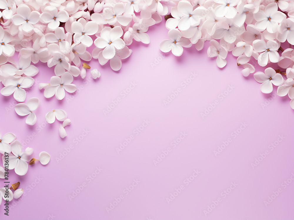 Copy space provided on pastel pink for lettering or design Copy space provided on pastel pink for lettering or design