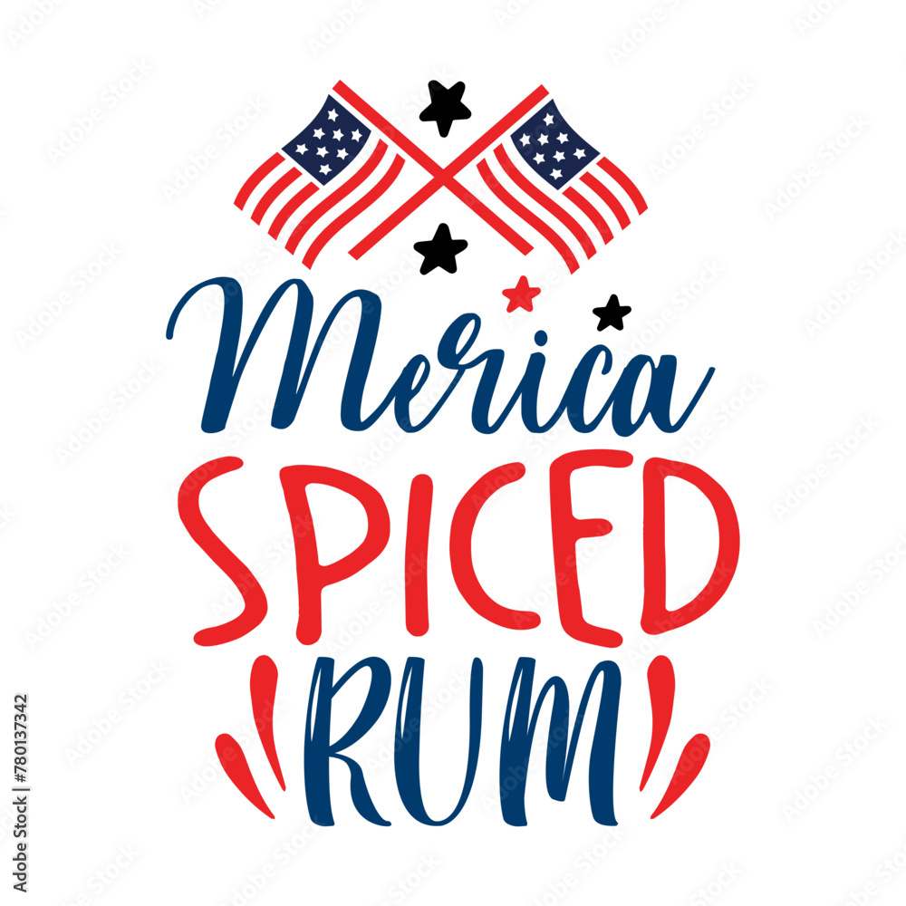 Merica Spiced Rum Svg