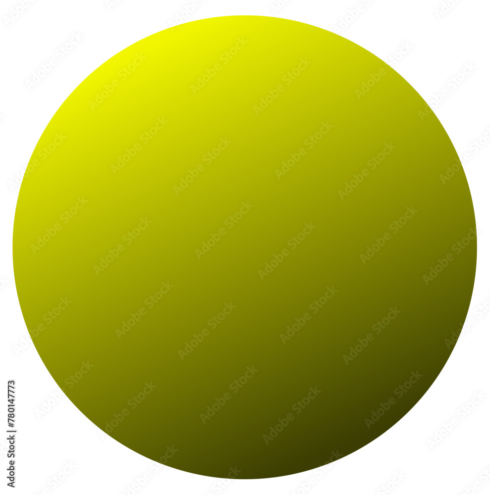 Yellow Ball Circle Gradient