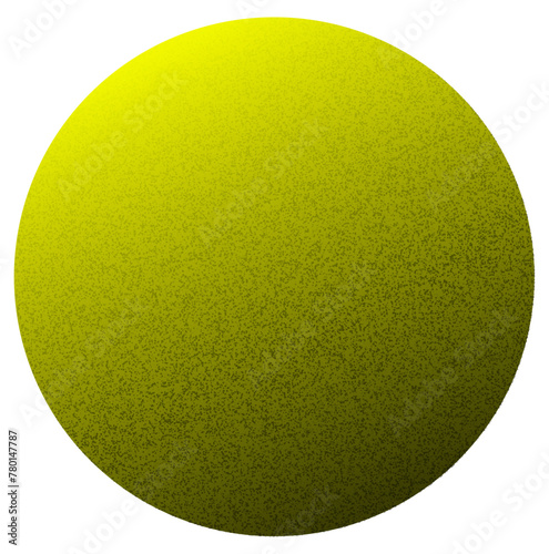 Yellow Ball Circle Gradient
