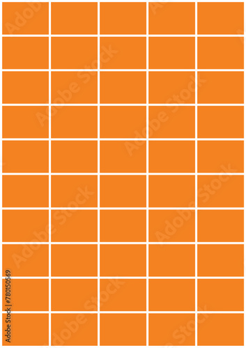The background image uses grid lines. laying on the orange background used in graphics