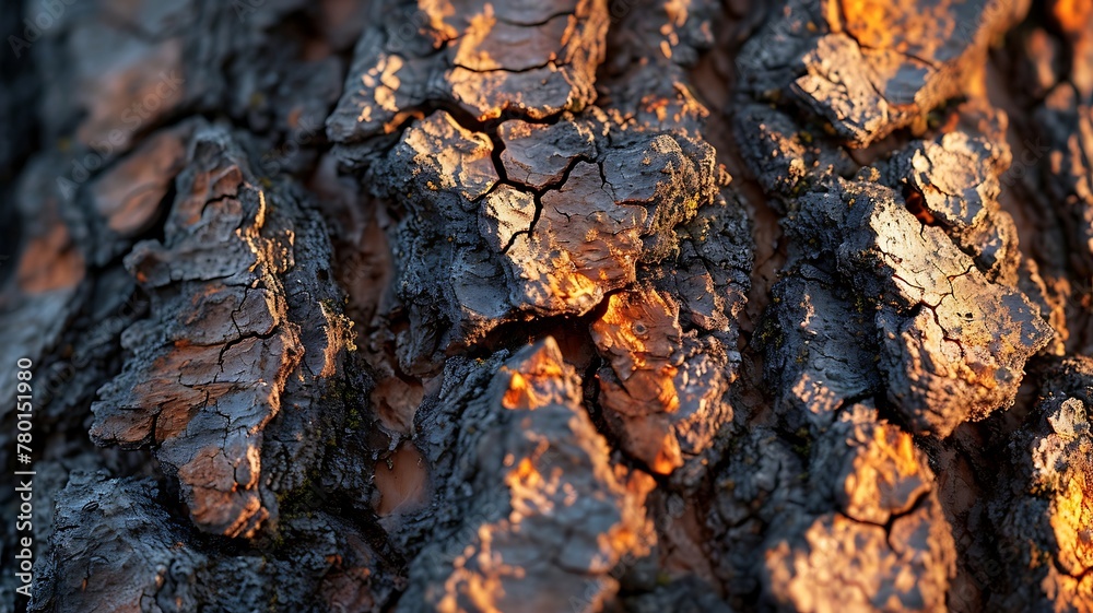 Rugged Beauty: A Close-Up Photo Capturing Bark's Texture Rugged Beauty: A Close-Up Photo Capturing Bark's Texture