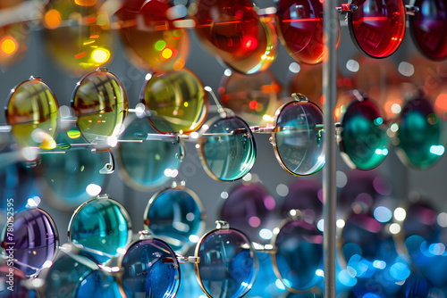 Spectrum of Optical Lenses: A Riot of Colors Elegantly Arranged